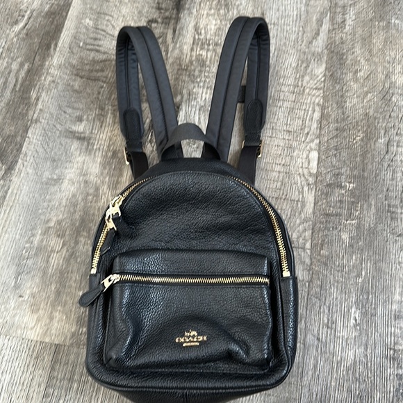 Coach Mini Charlie Backpack -Black - Picture 3 of 10